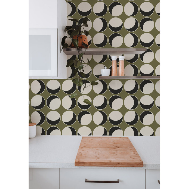 Offset - Wallpaper, Paper, Non-Pasted, Olive