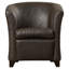 Fauteuil demi-tonneau en cuir Apollo-16216174