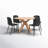 Zaiden 4 - Person Four Leg Dining Set-1238880751-1238969818
