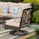 Argyri 5-7-Person Patio Conversation Set with Swivel Lounge Chairs & Sofa