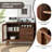 55.12"Solid Wood Oak brown Sideboard