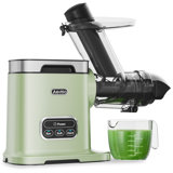 Aeitto chewable juicer with a 3.6-inch wide channel, 2-speed mode, and reverse function, equipped with an easy to clean brush for fruit and vegetable juicers 