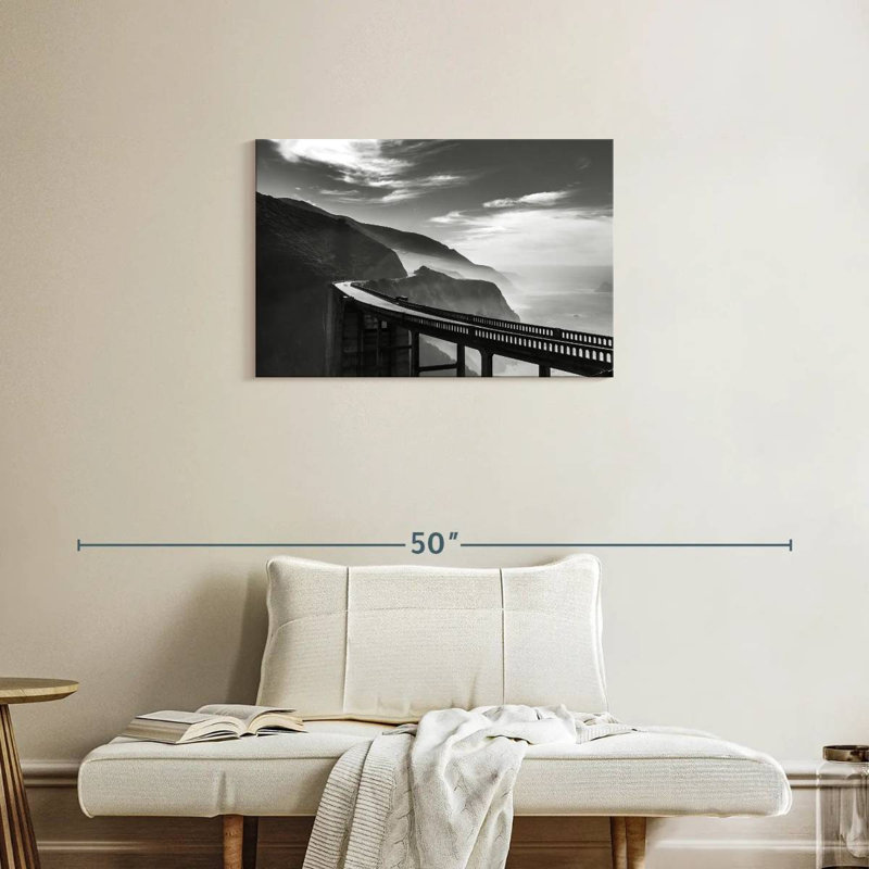 Pont Kix monochrome de Bixby, H 20 po x l 30 po