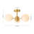 Jaquith Glass Semi Flush Mount