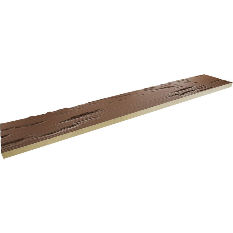 Planche en faux bois Pecky Cypress Endurathane, H 12 po x l 72 po x P 1 po, Bois rouge