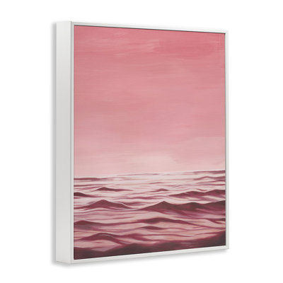 «Pink Sea Waves», estampe numérique par Grace Popp