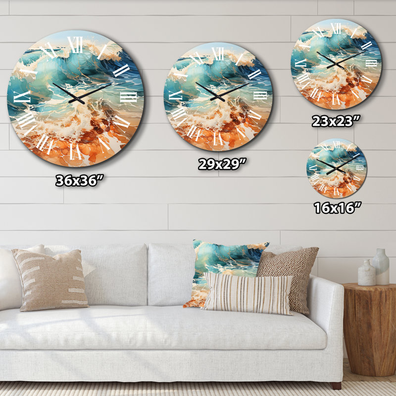 Metal Wall Clock, Small