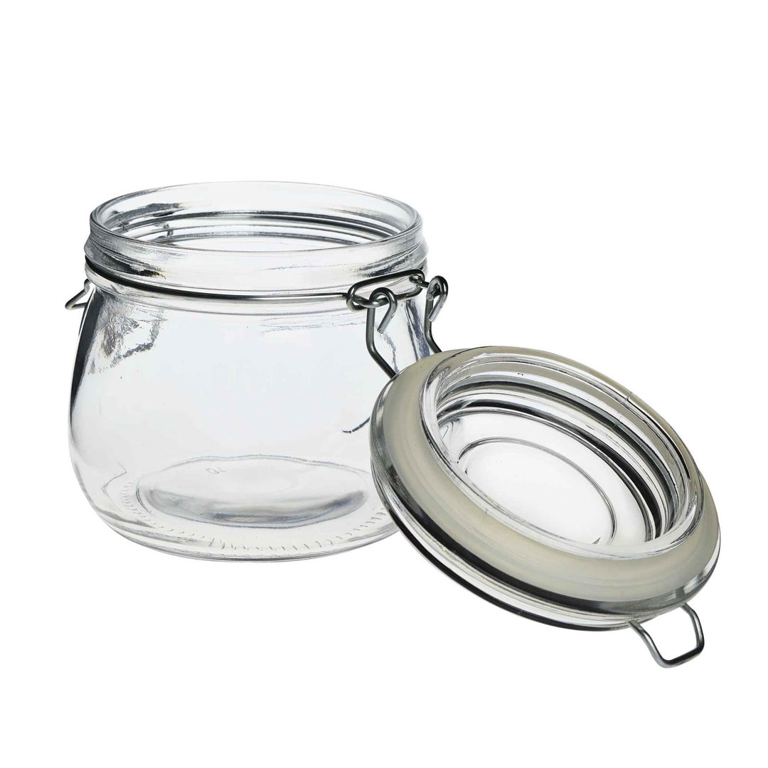 Nicola Spring - Heart Glass Storage Jar