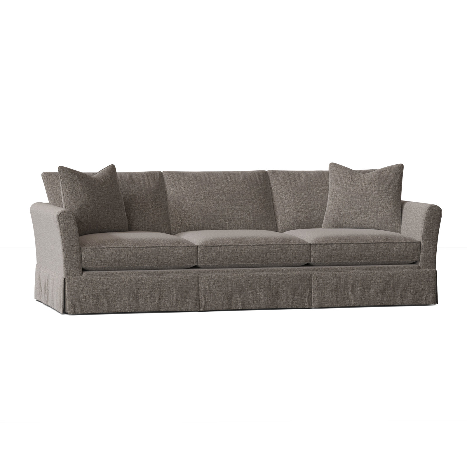 Shelby 82'' Upholstered Sofa, Drusky Charcoal Sustain® Basketweave