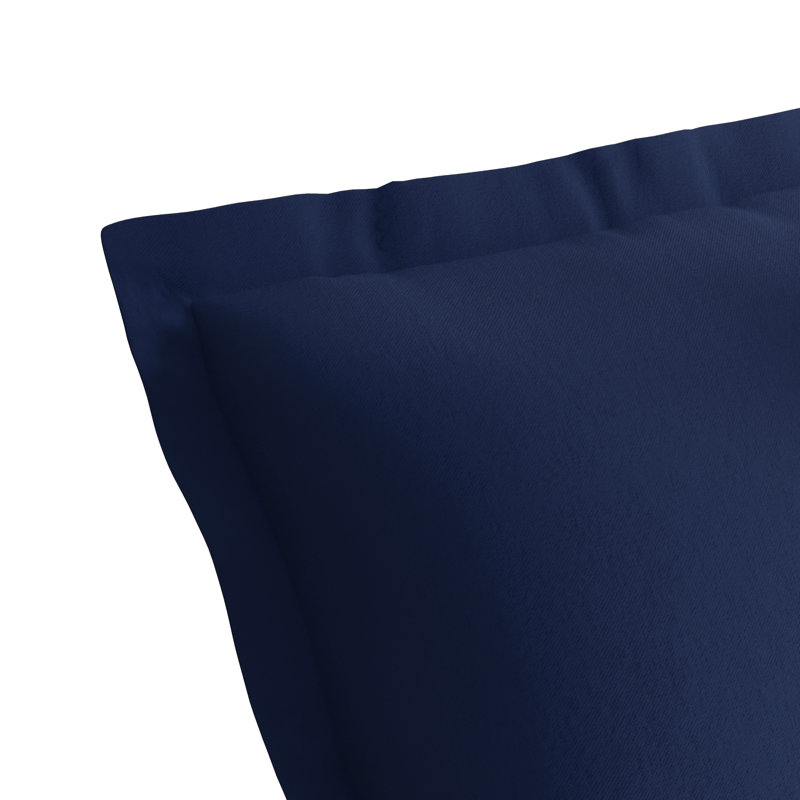 Polyester Sham Set, Navy