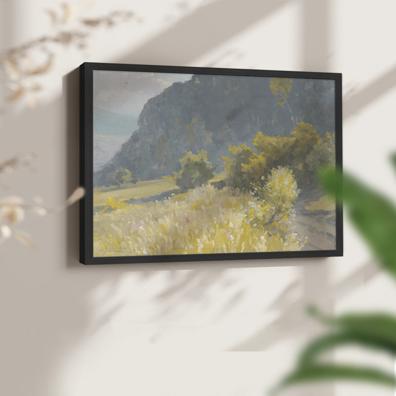 Paysages rétro-DCCXL-Reproduction encadrée - réversible, H 8 po x l 10 po, Noir