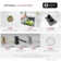Pietra Stylish Waterton Composite Dual Mount 30” Double-bowl Workstation Kitchen Sink