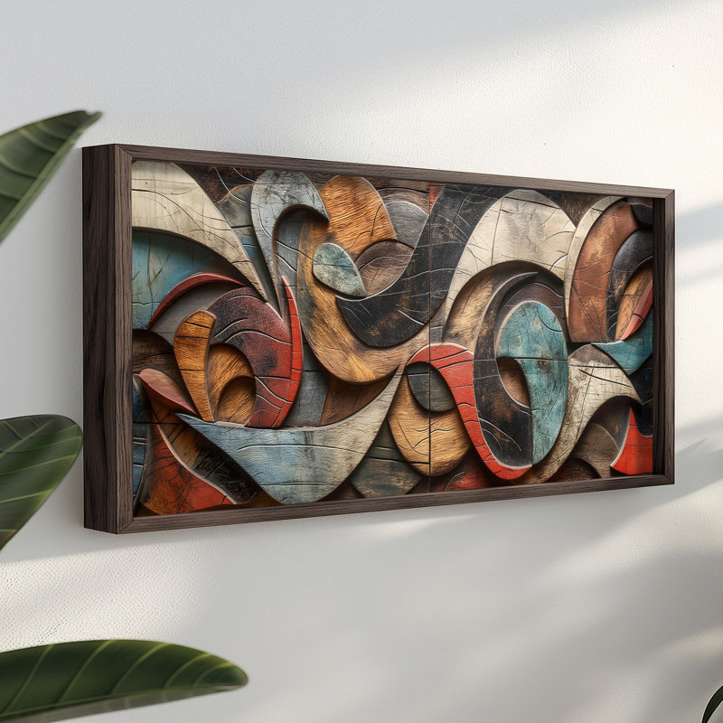 Elegant Decorative Framed MDF Painting, 47.2 x 15.7 x 0.1 inches | 100% MDF with 3 mm Thickness, 100% Spruce Frame | UV Printed Artwork, Perfect for Living Room, Bedroom, or Office Decor, Stylish and Durable