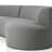Crabill 134'' Wide Curved Aluminum Patio Sectional