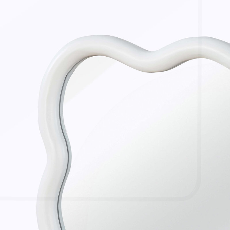 Miroir décoratif 30 "x 40", White