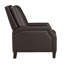 Siège auto brun foncé, bois massif, fauteuil inclinable à dossier rembourré de mousse, siège confortable-255952210