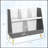 Kids Bookcase Toy Shelf, 2 Tier Toddlers Toy Storage Shelf with 5 Compartments, Anti-tip Device
