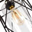 Luminaire suspendu noir Jaci