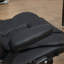 Fauteuil de massage à haut dossier avec vibration à 6 points HOMcom Chauffage lombaire | Inclinaison 120 ° | Cuir PU noir