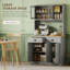 Armoire de cuisine autoportante de 71 po de hauteur