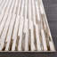 Tapis beige à rayures ivoire Grefe Reg160A-69295483