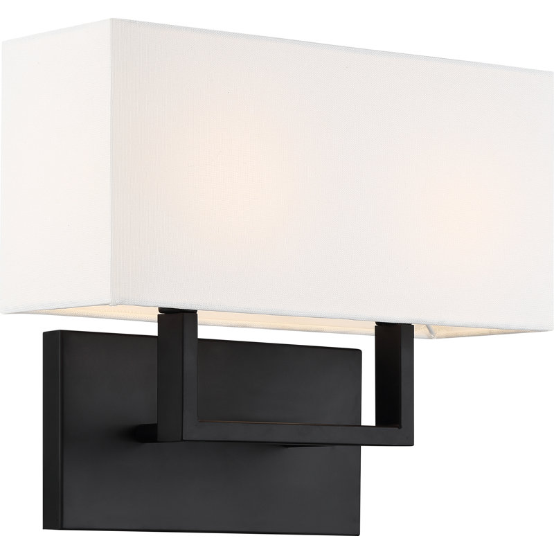 2 - Light Dimmable Vanity Light, Aged Bronze