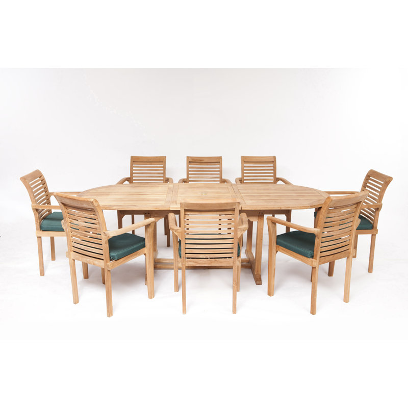 Hartridge 8 Seater Dining Set with Cushions