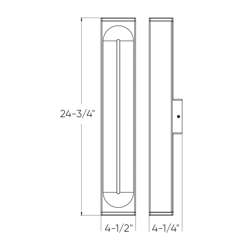 Brehanna Aluminum LED Wall Light