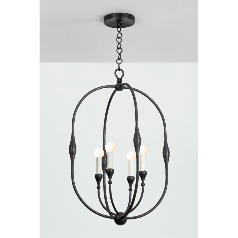 Baltic Light Lantern, 31.5" H x 20.25" W x 20.25" D, Black