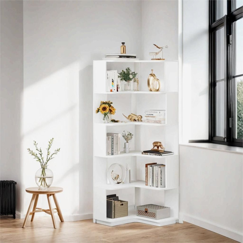 Bibliothèque de coin Anniesha, Blanc