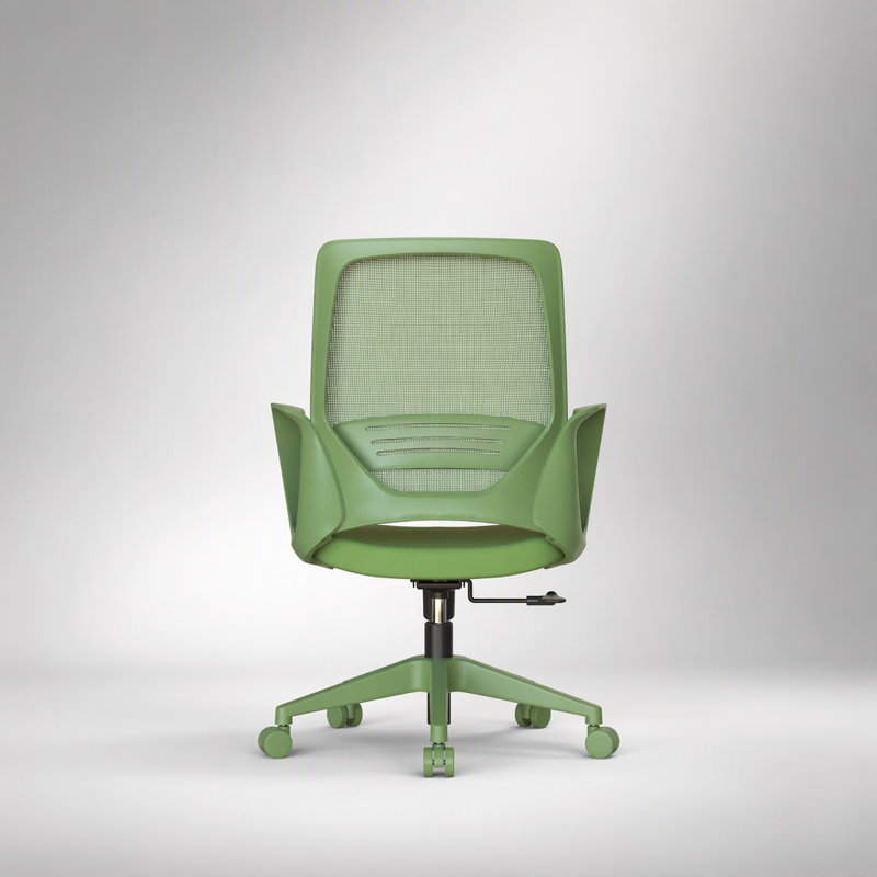 Fauteuil de direction ergonomique en maille, supportant jusqu'à 159 kg, siège confortable avec accoudoirs intégrés, fonction de levage et pivotant.