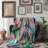 Funky Dandelion Fiesta Throw Blanket-98855106