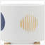 S / 2 5/8 "PLANTES AMUSANTES AVEC SUPPORT, BLANC