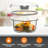 Aubriannah 35oz. Glass Food Storage Container