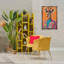 Girafe lumineuse et tendance dans un cadre flottant en costume, design par LSR Design Studio-641970147-641970172
