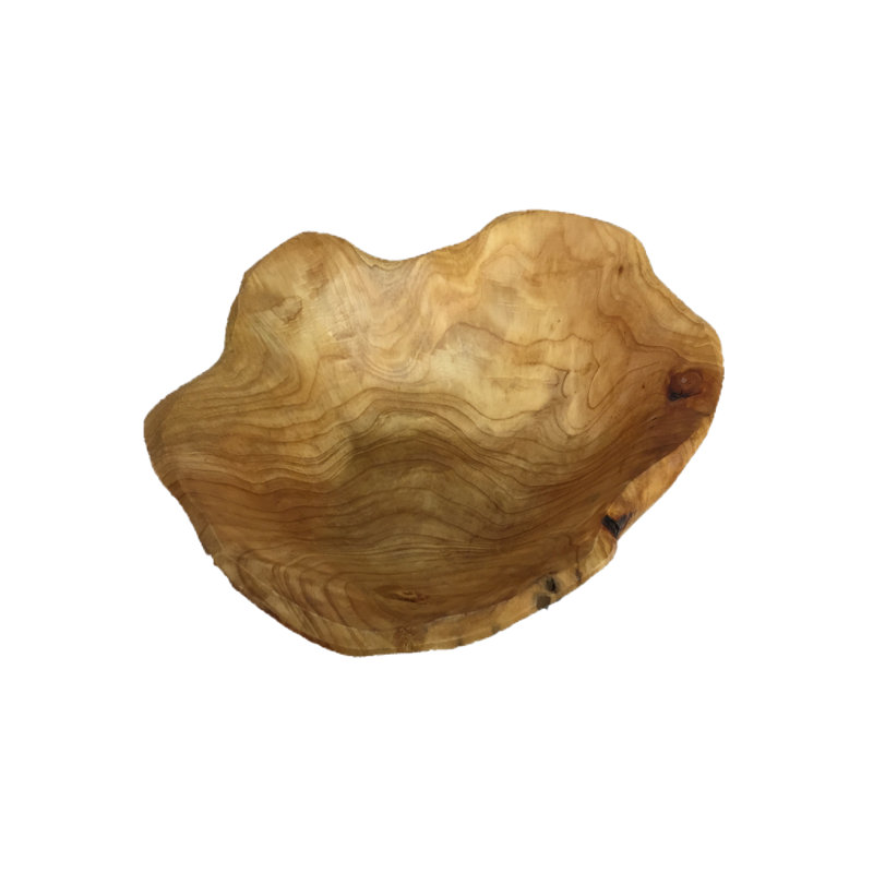 Seppe Wood Decorative Bowl 1, 4" H x 11" W x 11" D
