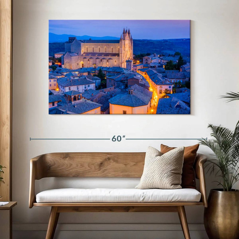 Orvieto Blue Hour, H 32 po x l 48 po