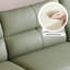 Causeuse-coussin standard en cuir véritable vert