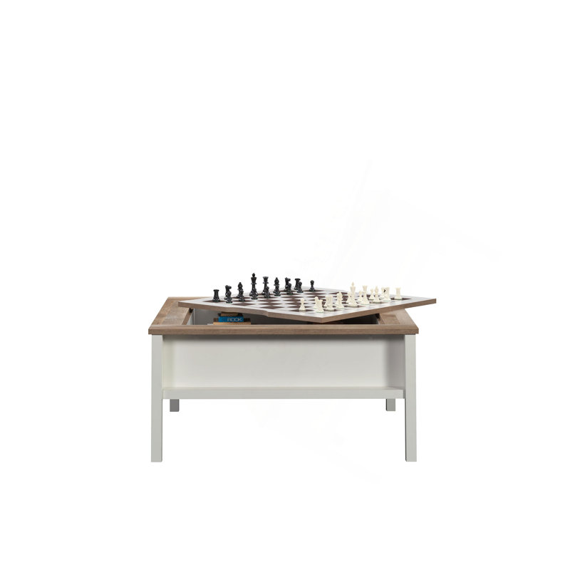 Table de jeu / jeu, finition blanche