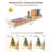 Friesen 2 Piece Painted Wood Floating Shelves, Bathroom Wall Shelves 2 Inches Thick-1488440138-1488440136