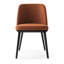 Foyer Upholstered Dining Chair with Wooden Base-125421096-125173742