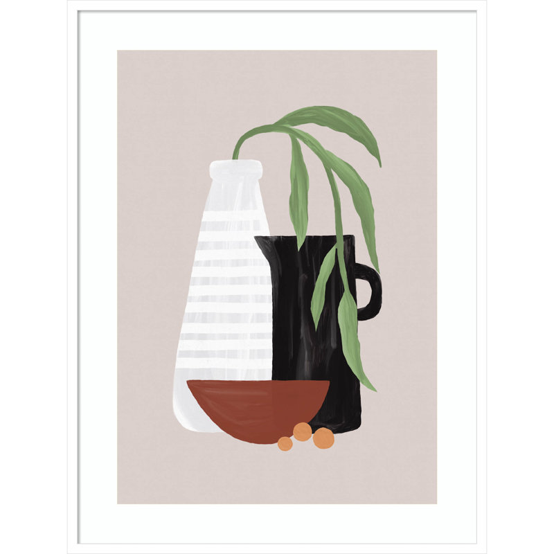 Boho Objets II par Orara Studio, Blanc, H 41 po x l 31 po x P 1 po