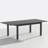 Calliana 91.7"L Extendable Aluminum Outdoor Dining Table