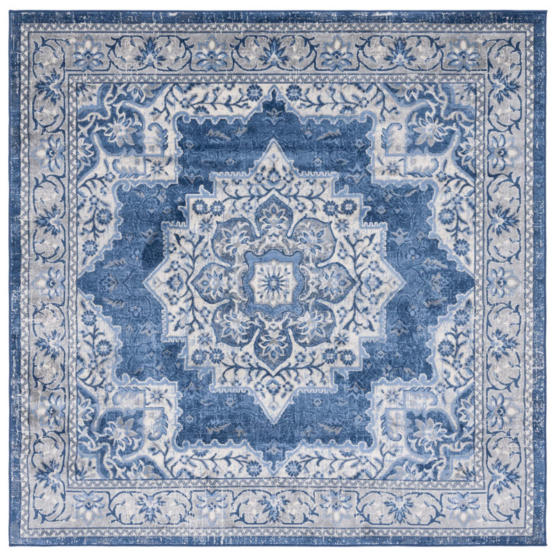 Brentwood Performance Oriental Rug, Square 6'7"