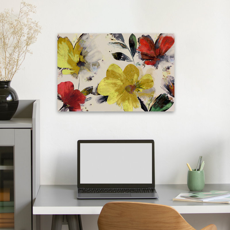 «Plants, Flowers, Sweet Blooms», art mural, H 16 po x l 24 po