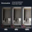 Miroir rectangulaire rétroéclairé pour salle de bain 30 po x 40 po-583486136