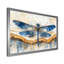 «Modern Aqua», libellule Serenade II - libellule, art mural-111756203-135145113-135145115