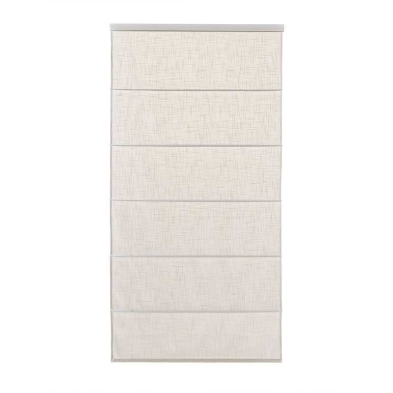 Store romain simple sans cordon 35 x 64 po Quincy Linen, Lin clair, L 35 po x L 64 po