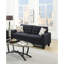 Black Polyfiber For Living Room, With Cushion And Pillow Included Area 2Pc In Back, Space Home-121096851