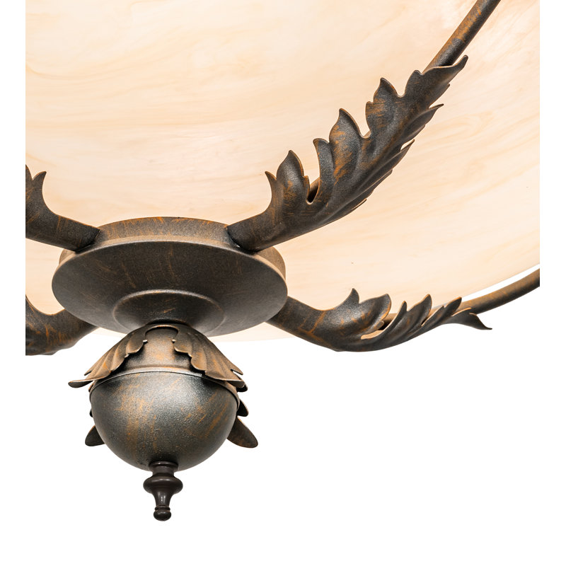 Hoja 4 - Light Semi Flush Mount